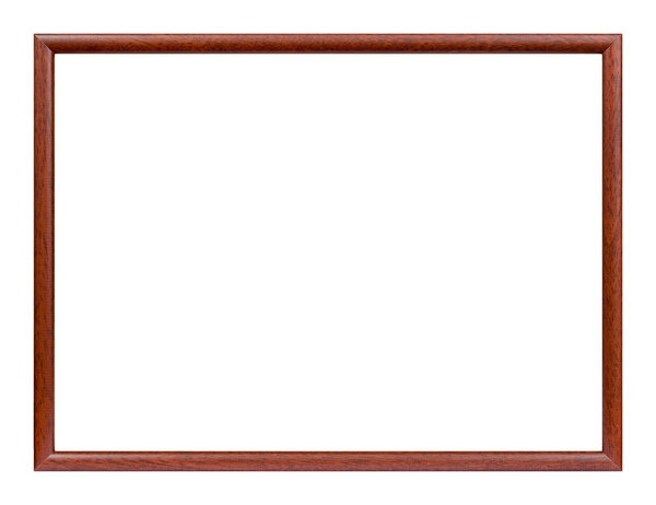 Wooden slim picture frame