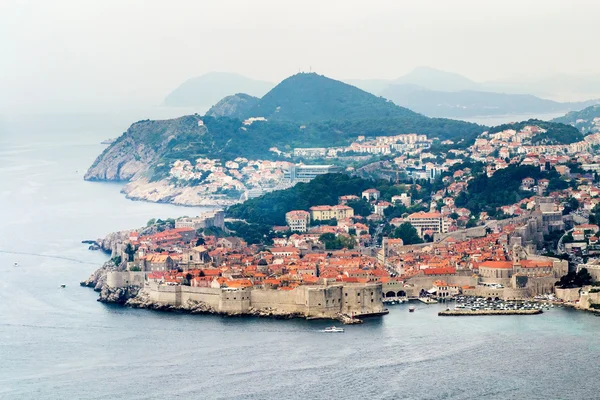 Вид на старый город Дубровник — стоковое фото