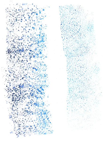 Kék pontozott akvarell mintával — Stock Fotó