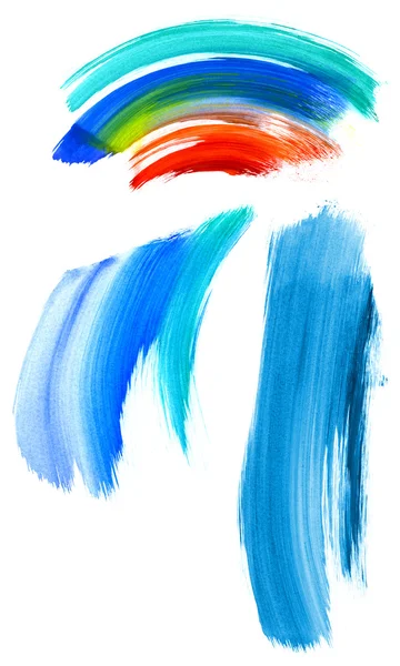 Watercolor brush strokes — Stock Photo, Image