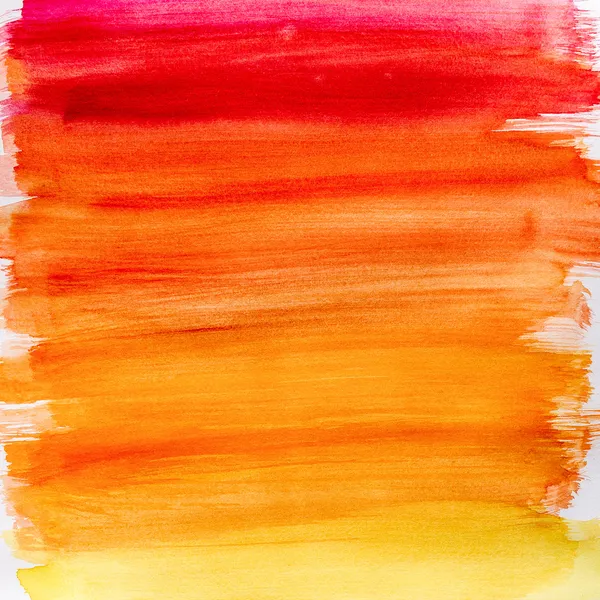 Fundo aquarela gradiente em cores quentes — Fotografia de Stock
