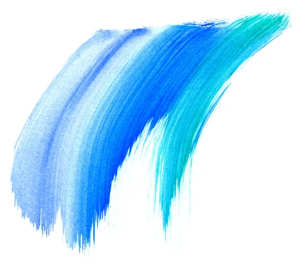 Watercolor brush strokes — Stock Photo, Image