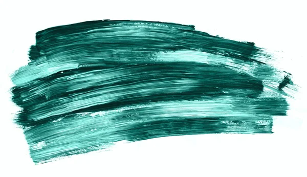 Абстрактні зелені мазки пензля — стокове фото