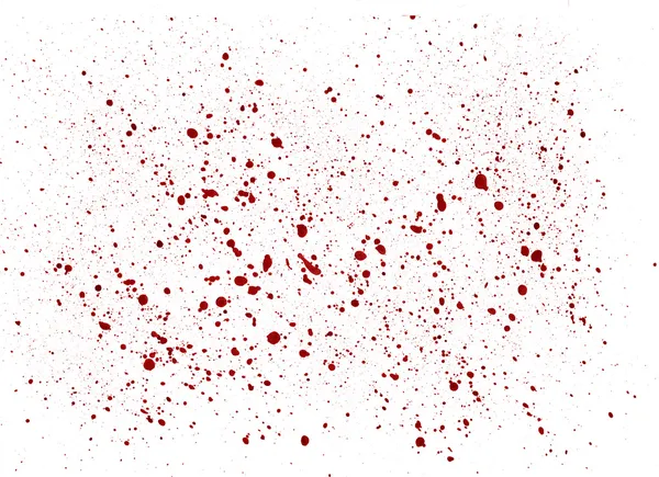 Quedas irregulares de aquarela que se parecem com sangue — Fotografia de Stock