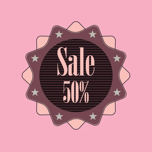 Vintage sale badge, retro designed — Stock Photo, Image