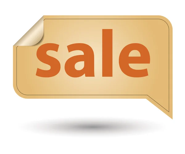 Retro designed label, sale discount sign — Stock Photo, Image