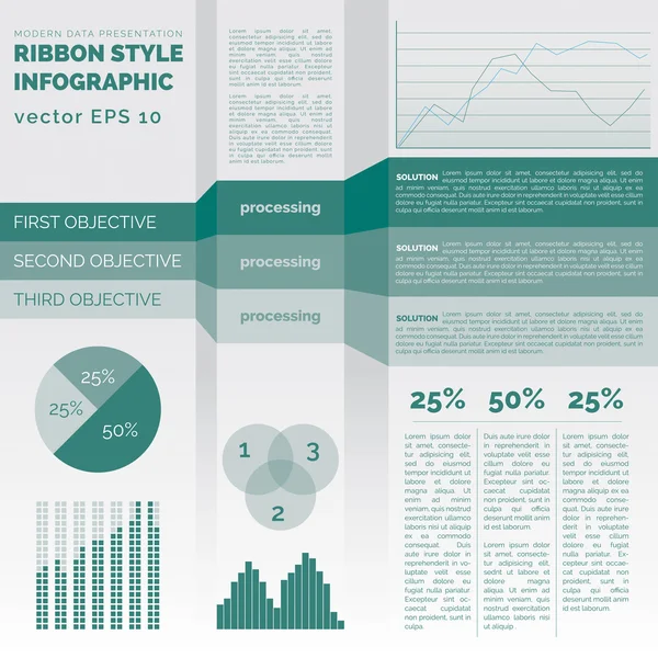Infographic template vector design. — Stock Vector