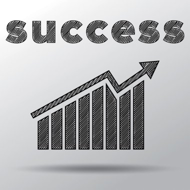 iş grafiği word başarı ile yukarıdaki kroki