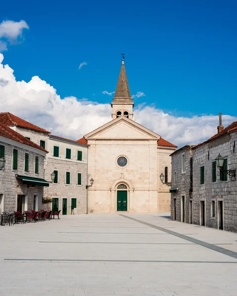 Středomořské městečko v Jižní Dalmácie, Chorvatsko — Stock fotografie