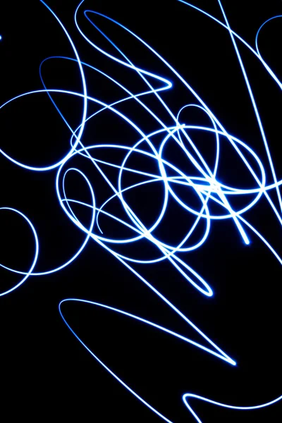 Abstract lines of light in the night — Stock Photo, Image