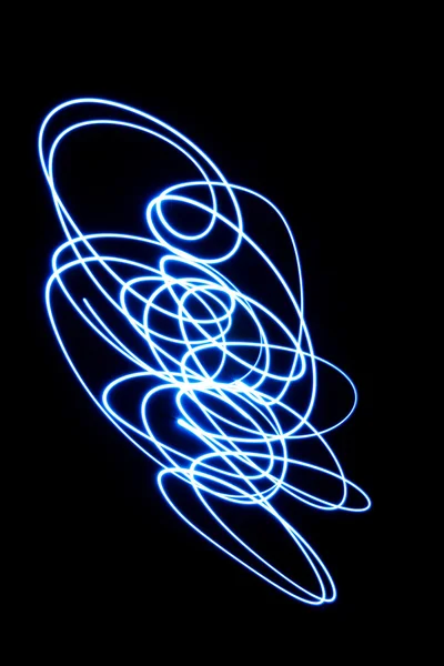 Abstract lines of light in the night — Stock Photo, Image