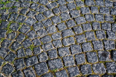 Granit küp şehirdeki sokak