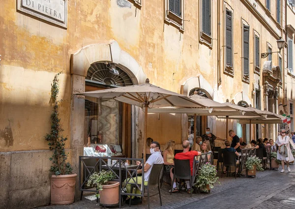 Cosy Bar Restaurants Old City Rome Italy — Stock Photo, Image