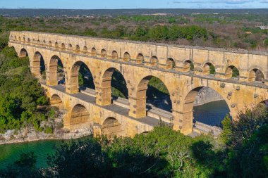 Pont du Gard, Languedoc-Roussillon, Fransa