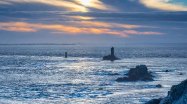 Sunset on the Pointe du Raz, Britanny, France
