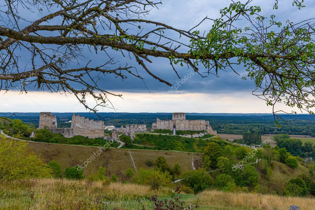 Ruins of Château Gaillard after the siege