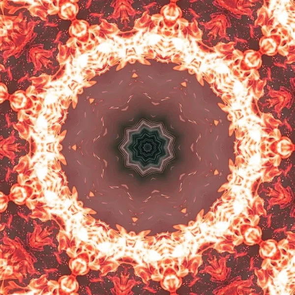 Alevlerin Rengi Alevlendi Koyu Lav Katmanları Dalgalanıp Çiçek Açtı Kaleydoskop — Stok fotoğraf