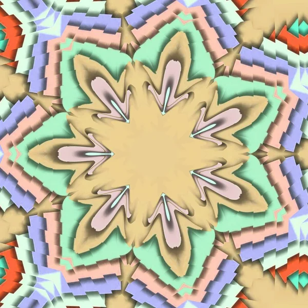 Capa Textura Mariposa Patrón Color Caleidoscopio Diseño Geométrico Sin Costuras — Foto de Stock
