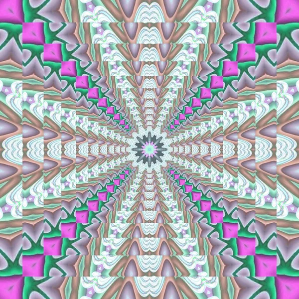 Réteg Textúrája Pillangó Színes Minta Kaleidoszkóp Geometrikus Design Zökkenőmentes Spirál — Stock Fotó