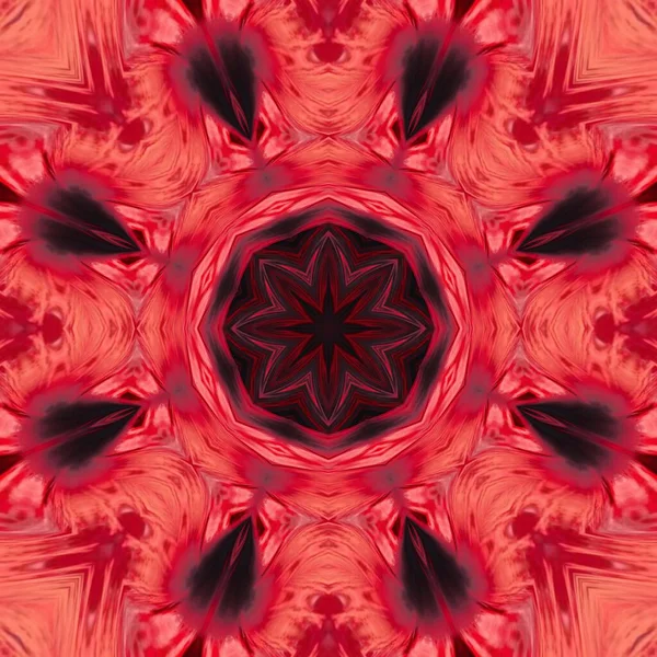 Красная Лава Светящаяся Текстура Линии Винтажным Цветущий Красный Розовый Тема — стоковое фото