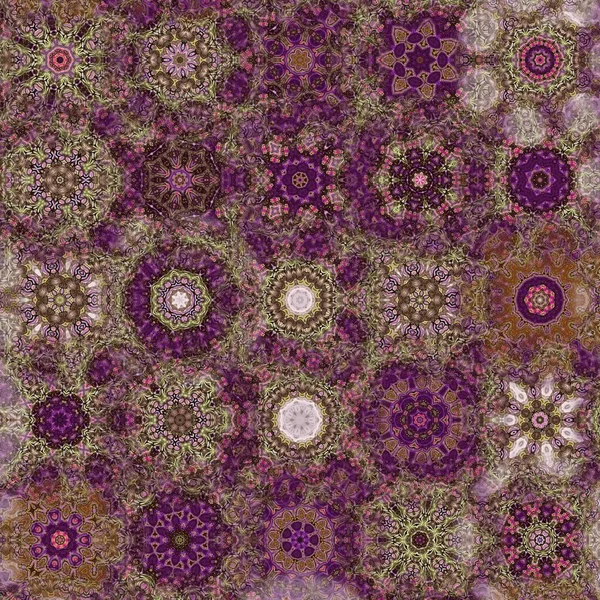 Ancient Fractal Texture Snake Scales Random Combination Design Shapes Kaleidoscope — Stok fotoğraf