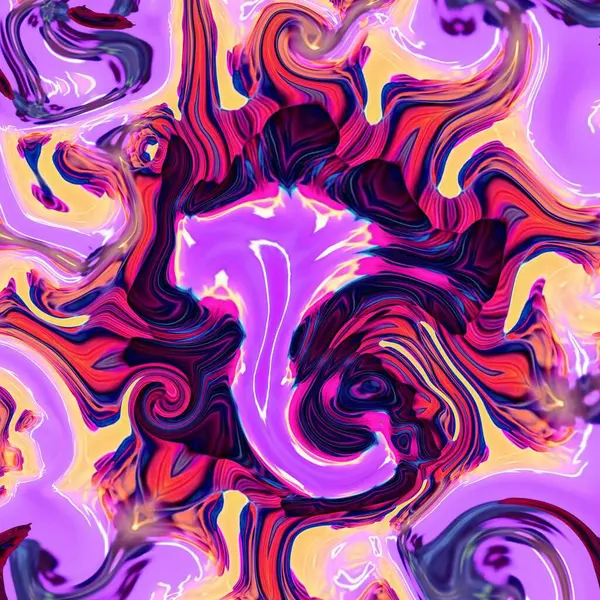 Kaleidoszkóp Háttér Minta Lila Virág Zökkenőmentes Minta Kreatív Koncepció Gyönyörű — Stock Fotó