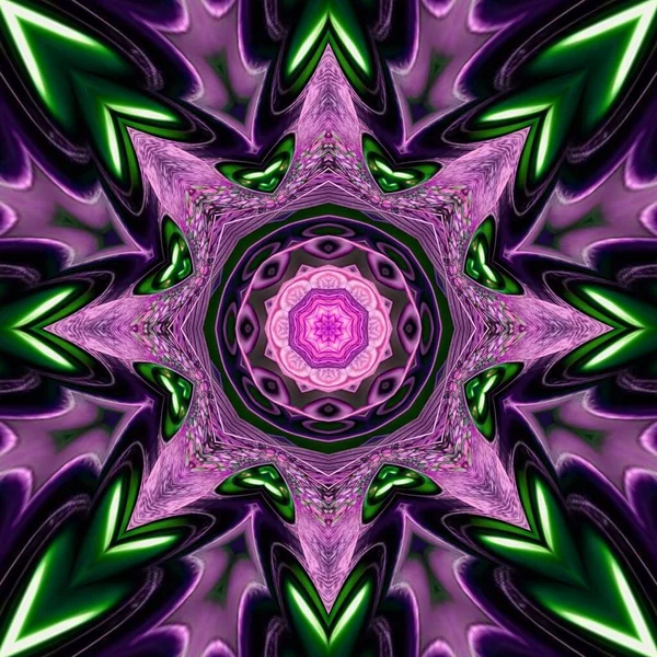 Vintage ruellia flower design texture, digital style beautiful decoration purple and black color combination concept, kaleidoscope shape theme, seamless pattern, geometry, mandala.