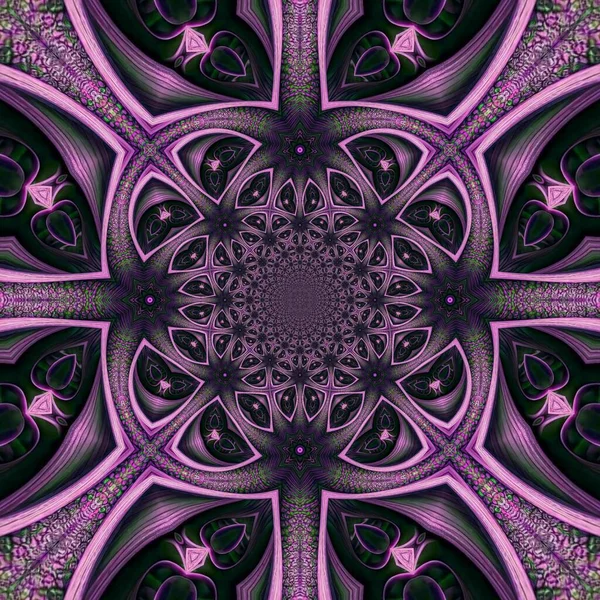 Vintage Ruellia Flower Design Texture Digital Style Beautiful Decoration Purple — Stock Photo, Image
