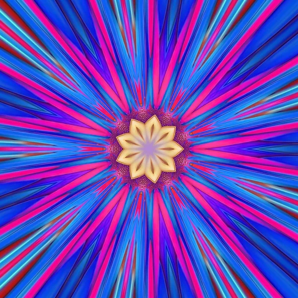 Όμορφα Λαμπερά Χρώματα Ένα Συνδυασμό Από Διάφορα Μοτίβα Λουλουδιών Ουράνιο — Φωτογραφία Αρχείου