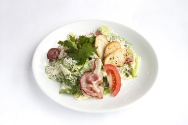 tost ile taze salata