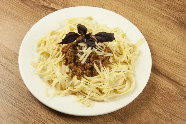 Pasta bolognese sauce — Stock Photo, Image