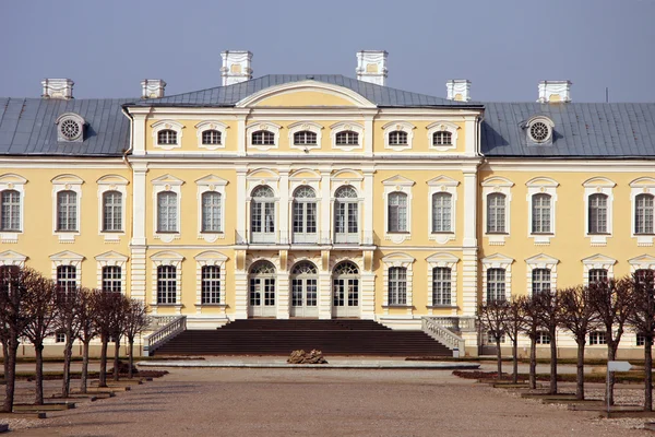 Barok rundale pałacu, Łotwa — Zdjęcie stockowe