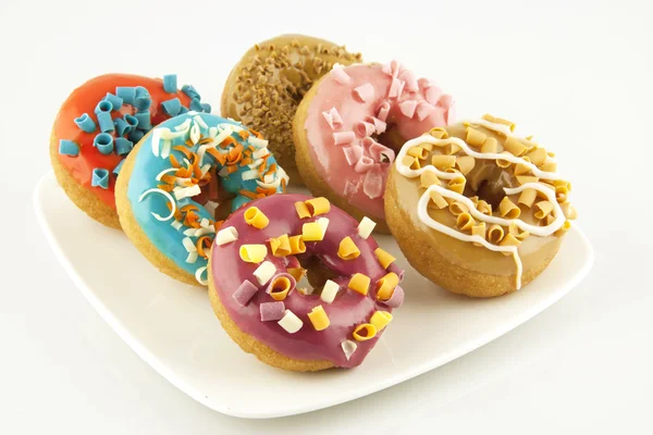 Zoete donuts asorti — Stockfoto