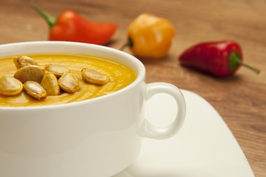 kremalı balkabağı çorbası