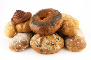 Fırında ekmek çeşitleri.