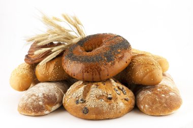 Fırında ekmek çeşitleri.