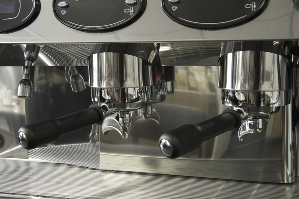 Частичная кофе-машина крупным планом — стоковое фото