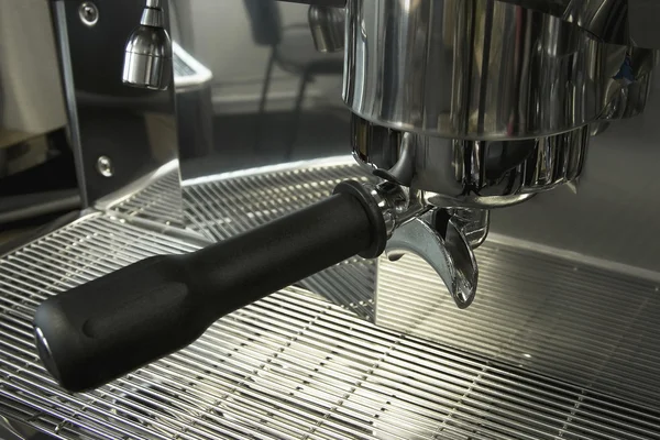 Bölüm kahve makinesi yakın çekim