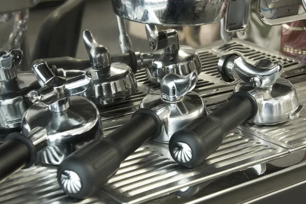 Deel koffiemachine close-up — Stockfoto