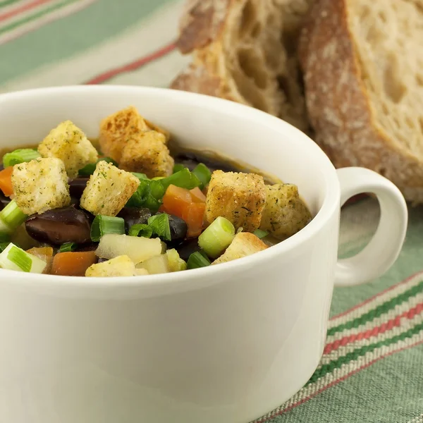 Sopa de feijão — Fotografia de Stock