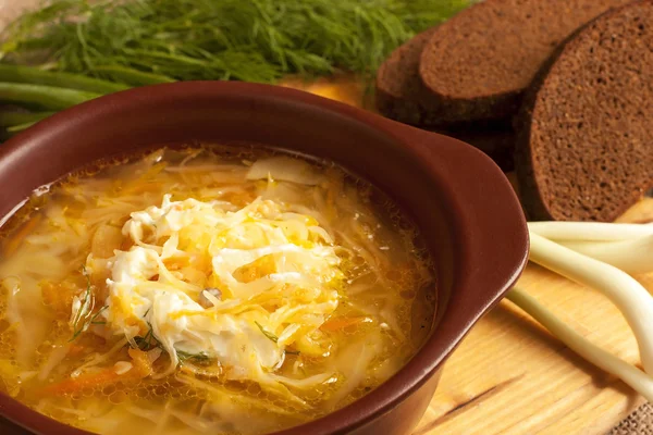 Sopa de repolho azedo — Fotografia de Stock