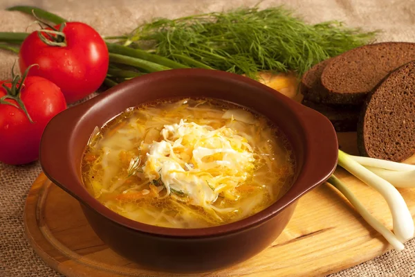 Ekşi lahana çorbası.