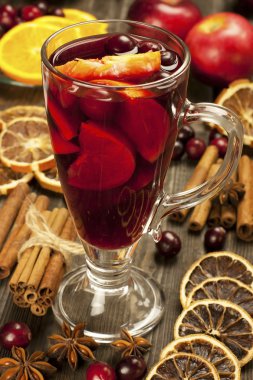 sıcak bir içecek cam christmas