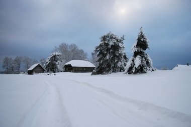 Kış etnografik park, riga, Letonya