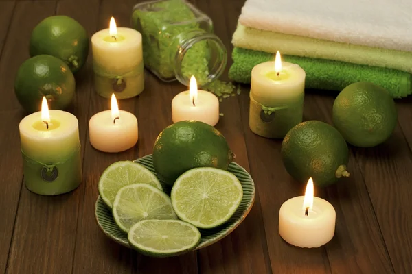 Decoration of home spa — Stock Photo, Image