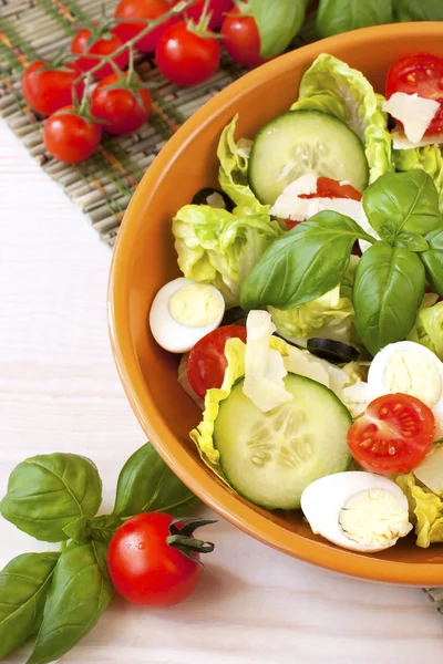 Healthy salad with vegetables — Stock Photo, Image