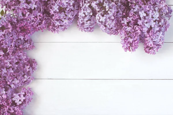 Romantic Composition Lilac Flowers Bridal Birthday Conception — 图库照片