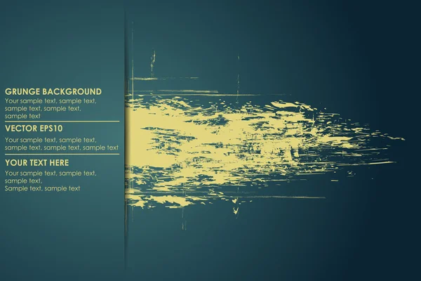 グランジ テキストの背景のあなた。ベクター黄色いバナー — ストックベクタ