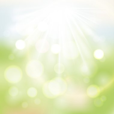 parlak güneşli yaz doğal arka plan