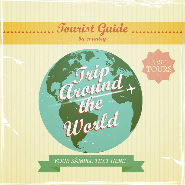 Guide de voyage du monde — Image vectorielle